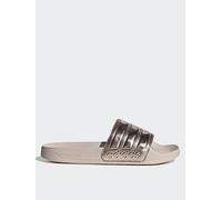 adidas Sportswear Mens Unisex Adilette Shower Sliders, Champ Met/Champ Met/Putty Mauv, Size 4, Men Champ Met/Champ Met/Putty Mauv