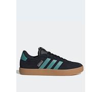 adidas Sportswear Men's Vl Court 3.0 Trainers - Black, Core Blk/Powd Teal/Silver Met, Size 9, Men Core Blk/Powd Teal/Silver Met