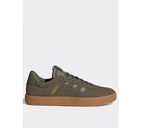 adidas Men's VL Court 3.0 Shoes, Olive strata/Olive strata/Gold met, 9 UK