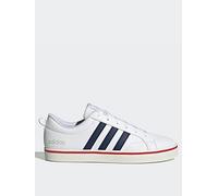 adidas Men's Vs Pace 2.0 Shoes Shoes, FTWR White Dark Blue Better Scarlet, 11 UK