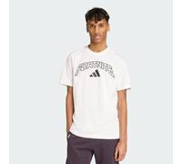 adidas Sportswear Mens X Fortnite Logo Graphic Tee - White - Size X-Large
