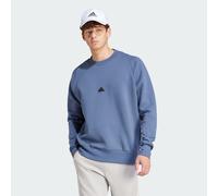 adidas Sportswear Mens Z.N.E. Premium Sweatshirt - Blue Cotton - Size X-Small