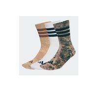 adidas Stonewash Crew Socks 3 Pairs, Cotton, Brown