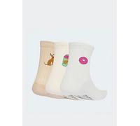 adidas Sportswear The Simpsons Kids 3 Pack Socks - Beige, Beige, Size Xl Beige