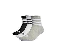 adidas 3-Stripes Cushioned Sportswear Mid-Cut Socks 3 Pairs