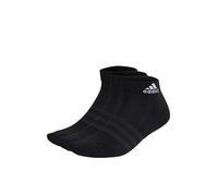 adidas Unisex Kids Cushioned Sportswear Ankle Socks 3 Pairs, Black / White, 7-8 Years