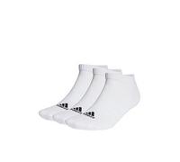 adidas Sportswear Unisex 3 Pack Cushioned Low Socks - White, White/Black, Size Xl, Men White/Black