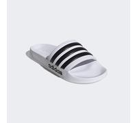 adidas Sportswear Unisex Adilette Shower Slides - White & Black - Size UK 14