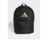adidas Sportswear Unisex Classic 3 Bar Logo Backpack - Black, Black/Gold Met., Men Black/Gold Met.