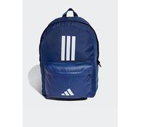 adidas Sportswear Unisex Classic Back-to-school 3-stripe Backpack, Dark Blue/White, Men Dark Blue/White