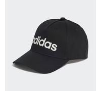 adidas Sportswear Unisex Daily Cap - Black/White Cotton - Size Small/Medium