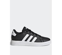 adidas Sportswear Unisex Kids Grand Court 2.0 Trainers - Black, Core Black/Ft White/Core Black, Size 2 Older Core Black/Ft White/Core Black