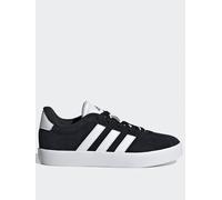 adidas VL Court 3.0 Shoes Jet Black White Kids - 28