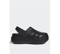 adidas Women's Adilette Platform Clog Flip-Flop, core Black/core Black/core Black, 4 UK