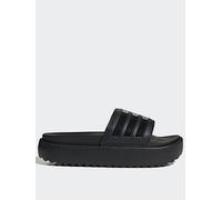 adidas Women's Adilette Platform Slides, Core Black/Core Black/Core Black, 6 UK
