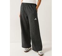 adidas Sportswear Women's All Szn Glitter Fleece Loose Pants, Black, Size Xs, Women Black