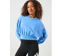 Adidas All Szn Soft Lux Loose Sweatshirt Blue XL / Regular Women