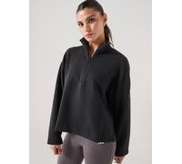 adidas Sportswear Women's All Szn Soft Lux Quarter Zip, Black, Size Xl, Women Black