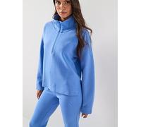 adidas Sportswear Women's All Szn Soft Lux Quarter Zip, Blue Fusion, Size S, Women Blue Fusion