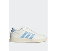 adidas Sportswear Women's Breaknet 30 Trainers, Core White/Glow Blue/Off White, Size 3.5, Women Core White/Glow Blue/Off White