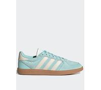 adidas Sportswear Women's Breaknet Sleek Suede Trainer - Aqua, Semi Flash /Wond White/C White, Size 7, Women Emi Flash /Wond White/C White