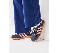 adidas Sportswear Women's Breaknet Sleek Suede Trainer - Navy/Pink, Shadow Navy/Pink Spark/Off Whi, Size 3.5, Women Hadow Navy/Pink Spark/Off Whi