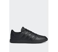 adidas Sportswear Women's Breaknet Sleek Trainers, Core Black/Core Blac/Iron Met, Size 3.5, Women Core Black/Core Blac/Iron Met