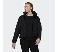 adidas Sportswear Womens BSC Insulated Jacket - Black Recycled Material - Size Large