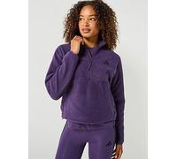 adidas Sportswear Women's City Tech High Pile Fleece Half-Zip, Aurora Plum, Size Xs, Women Aurora Plum