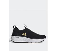 adidas Sportswear Women's Cloudfoam Go Sock Trainers - Black/Gold, Black/Gold, Size 4, Women Black/Gold