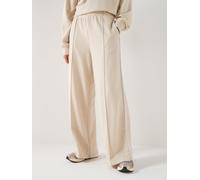 adidas Sportswear Women's Embroidered Graphic Wide Leg Joggers, Beige, Size L, Women Beige