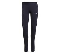 adidas Sportswear Womens Essentials 3 Stripe Leggings - Blue Cotton - Size 2XS