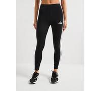 adidas Sportswear Women's Essentials 3-stripes Cotton Leggings - Black, Black/White, Size L, Women Black/White