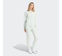 ADIDAS Sportswear Womens Essentials 3-Stripes Track Suit - Green Recycled Material - Size 2XS
