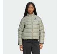 ADIDAS Sportswear Womens Essentials CLIMAWARM 3-Stripes Synthetic Down Jackets - Grey - Size Medium