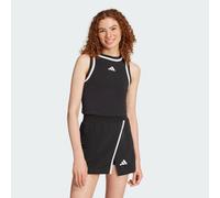 adidas Sportswear Womens Essentials Color-Pop Cotton Crop Tank Top - Black - Size Large