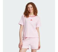 adidas Sportswear Womens Essentials Color Pop Cotton Tee - Pink - Size X-Small