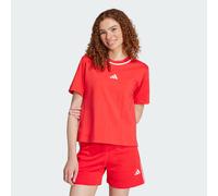 adidas Sportswear Womens Essentials Color Pop Cotton Tee - Red - Size Small