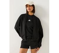 adidas Women's ESSENTIALS CONTEMPORARY LOGO BOMBER JACKET, Black, XL