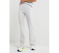 adidas Sportswear Women's Essentials Flared Leggings - Grey, Light Grey Heather/White, Size Xl, Women Light Grey Heather/White