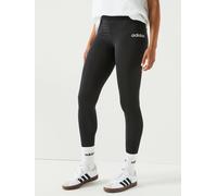 adidas Sportswear Women's Essentials Linear Cotton Leggings, Black/White, Size Xl, Women Black/White