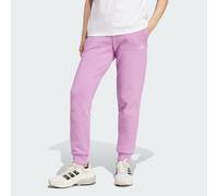adidas Sportswear Womens Essentials Linear French Terry Cuffed Pants - Purple Cotton - Size X-Small