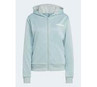 adidas Sportswear Women's Essentials Linear Tracksuit, Green, Size S, Women Green