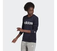adidas Sportswear Womens Essentials Logo Sweatshirt - Navy Cotton - Size Large
