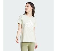 adidas Sportswear Womens Essentials Logo Tee - Pale Green Cotton - Size Small