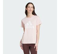 adidas Sportswear Womens Essentials Logo Tee - Pink Cotton - Size Large