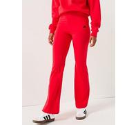 adidas Sportswear Women's Essentials Small Logo Flared Leggings - Red, Pure Ruby/Black, Size M, Women Pure Ruby/Black