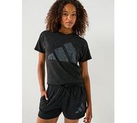 adidas Sportswear Womens Essentials Winners T-shirt, Black, Size S, Women Black