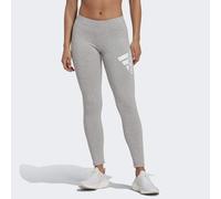 adidas Sportswear Womens Future Icons Badge of Sport Leggings - Light Grey Cotton - Size Small
