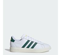 adidas Sportswear Womens Grand Court Cloudfoam Comfort Shoes - White/Green - Size UK 5.5